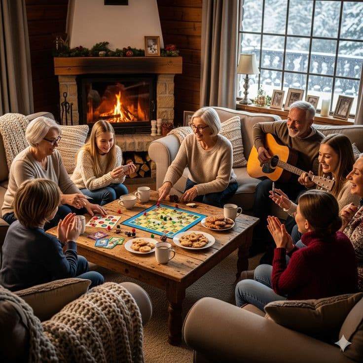 Happy Kenyan family enjoying fast internet at home